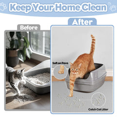 Bartuke Tapis Silicone Doux – texture agréable pour les pattes des chats.