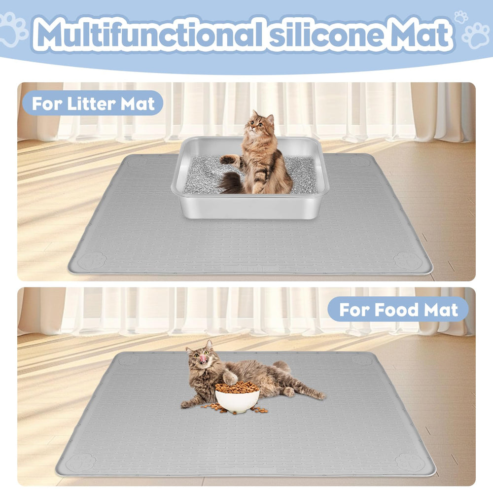 Bartuke Tapis Multifonction – adaptable sous bols nourriture et eau.