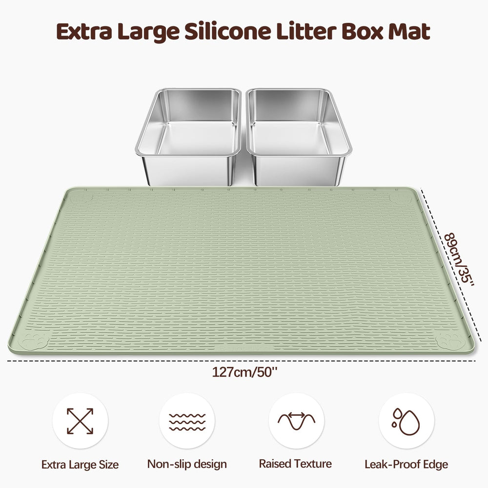Bartuke Tapis silicone doux: protège les pattes et confort
