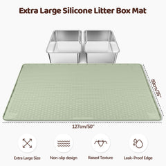 Bartuke Tapis silicone doux: protège les pattes et confort