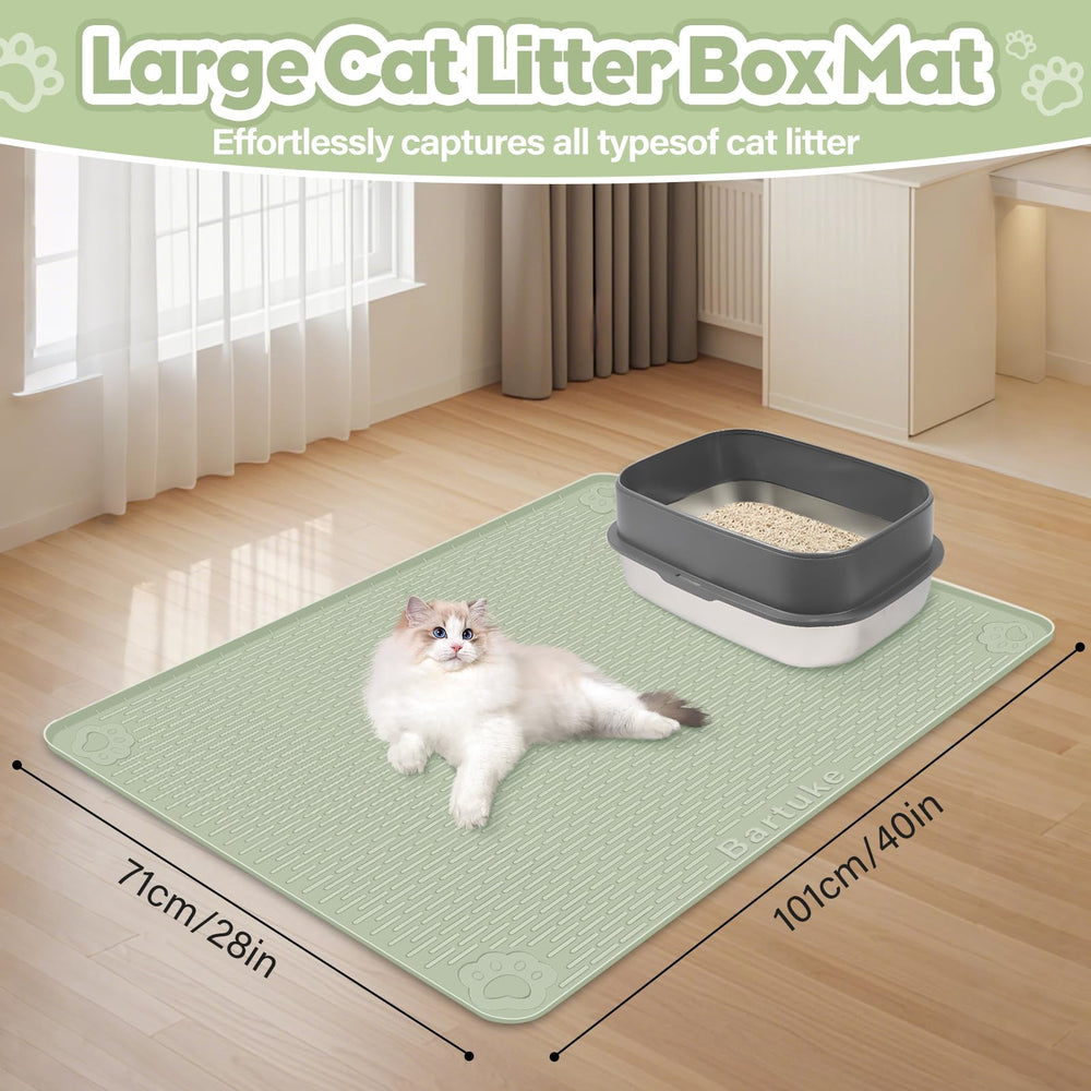 Bartuke tapis nettoyage facile, secouer ou rincer pour entretien rapide.