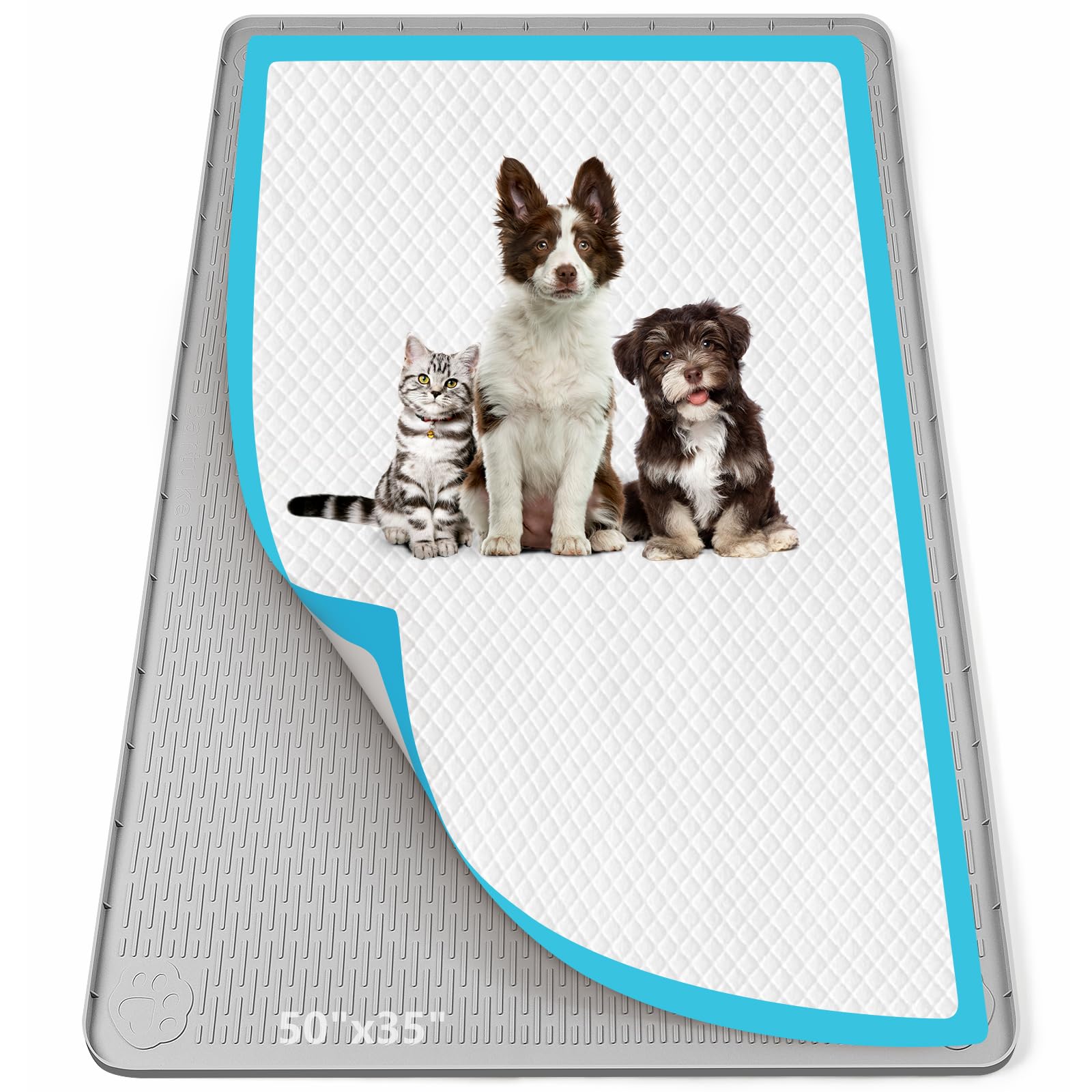 Bartuke-tapis-pipi-chien-50x35: support stable pour protéger sols et tapis.