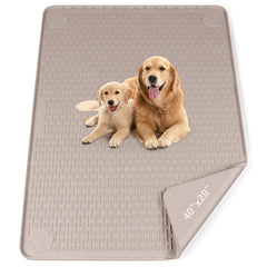 Bartuke tapis silicone chien 40x28, protection anti fuite pour sols