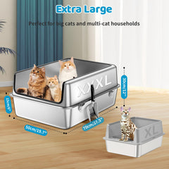 Parois hautes Bartuke XXXL offrant plus d'intimité et moins de dégâts.