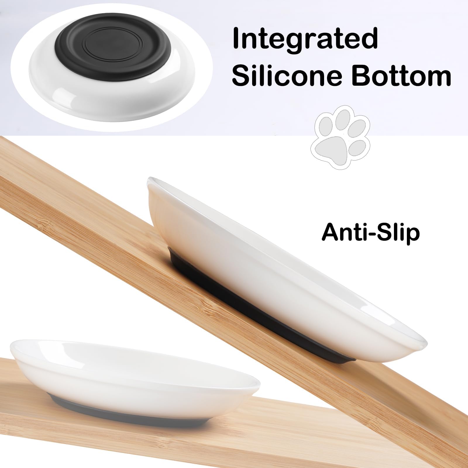 Base silicone antidérapante WROSWT: stabilité et silence.
