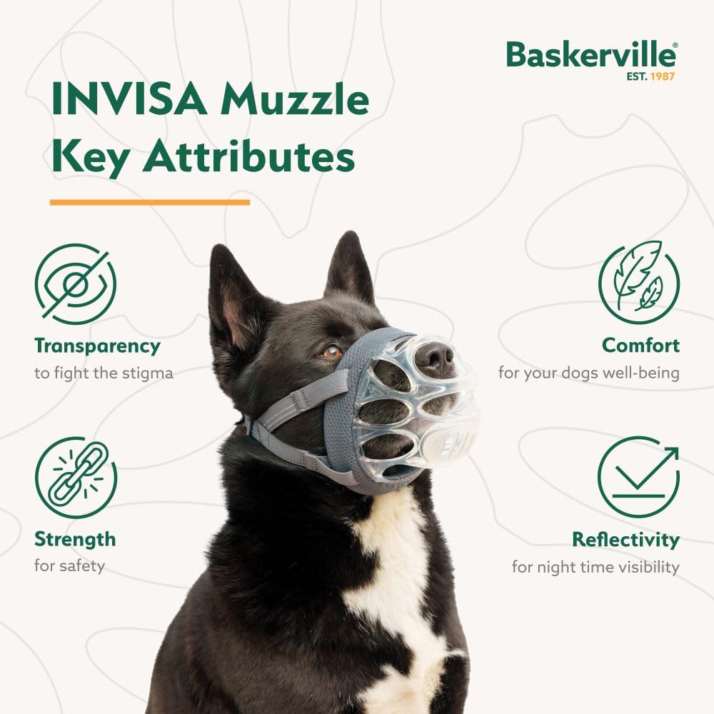 Baskerville INVISA utilise une matière TPR durable pour sécurité et longévité.