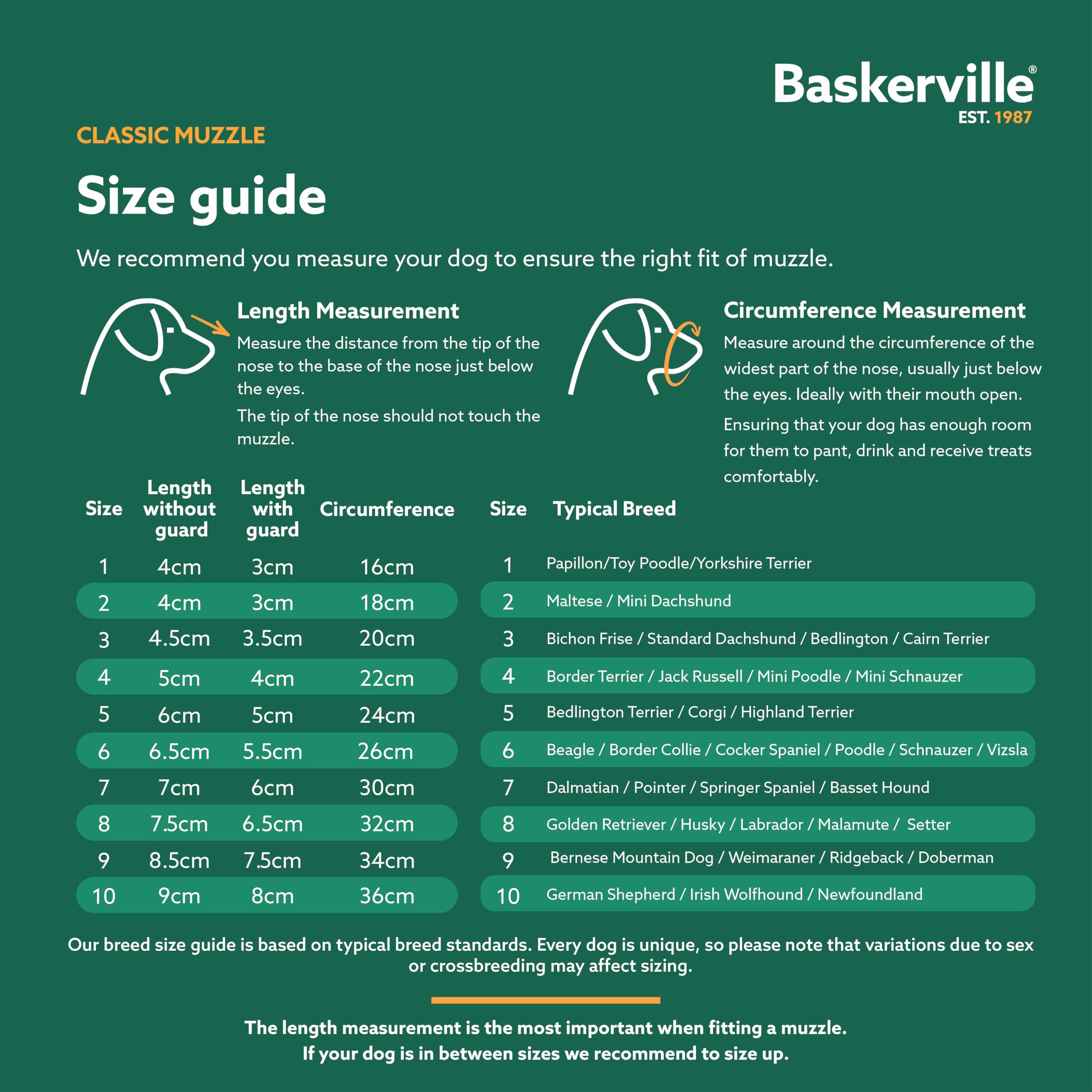 Baskerville Classic Basket Muzzle: nez rembourré pour plus de confort.