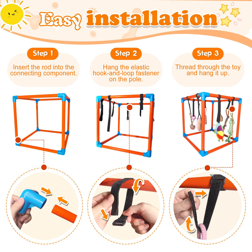 BASTIPETA stimulation sensorielle: jouets variés pour apprentissage ludique.