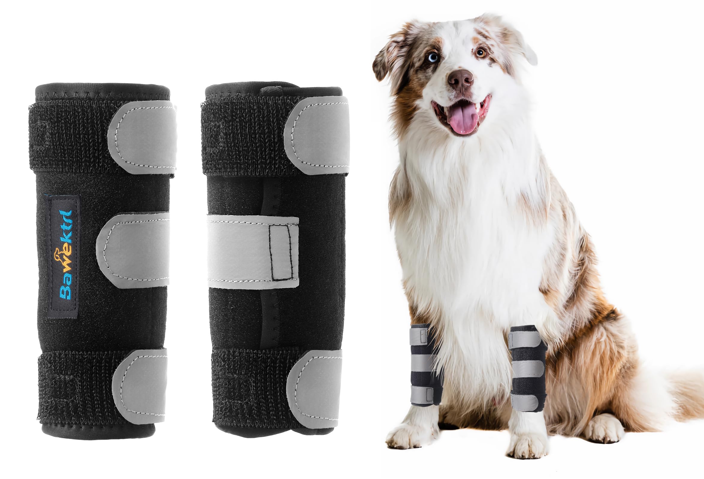 Bawektrl Attelle poignet chien devant stabilise le mouvement et offre un soutien léger.
