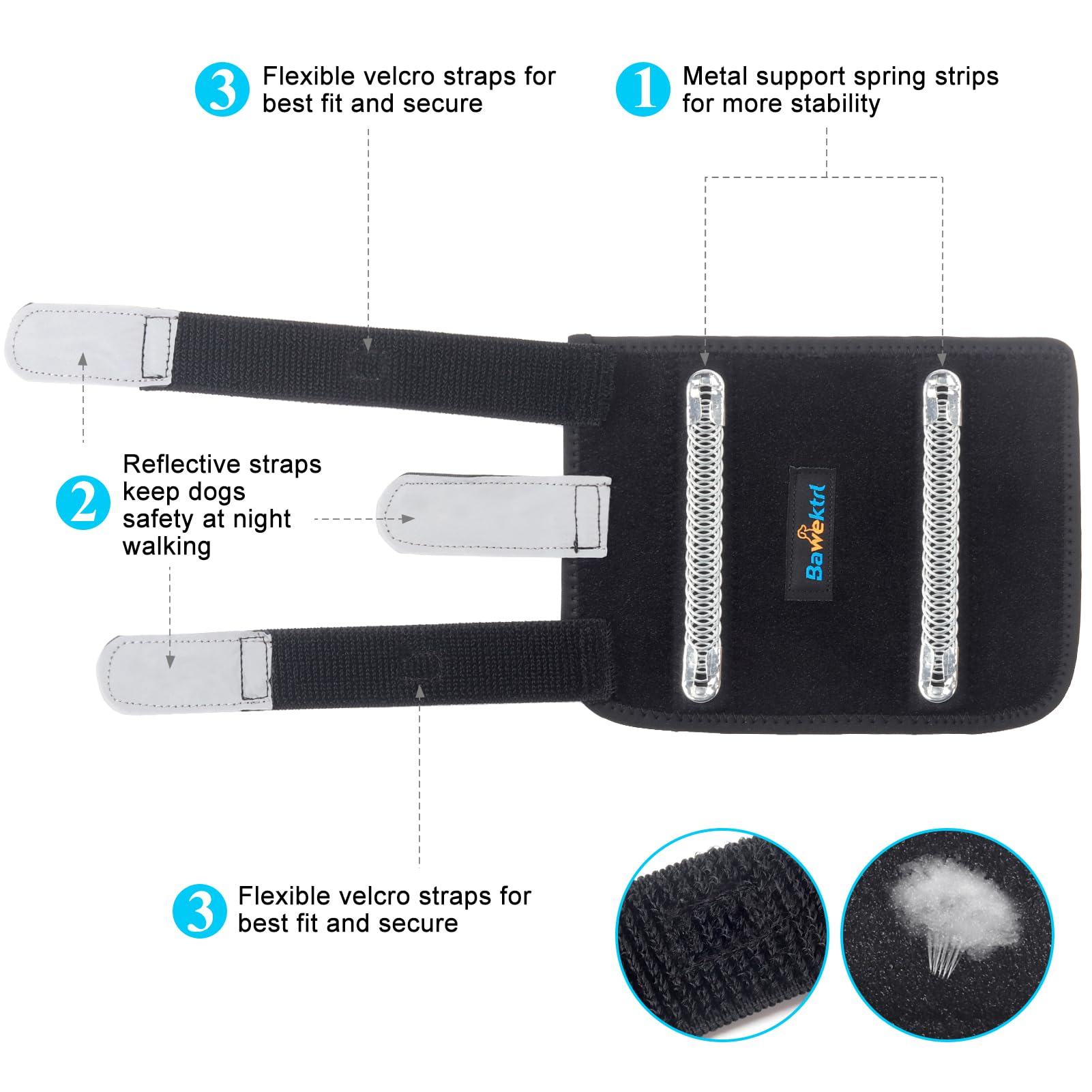 Bawektrl Protection 360 offre maintien et compression autour du poignet.