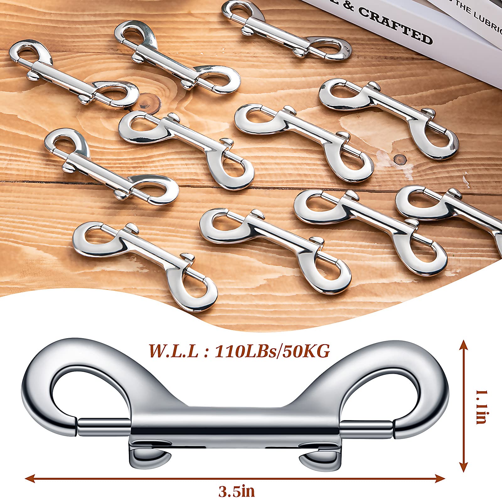 BBTO attache multiusage crochet-boulon, solution pratique pour attacher rapidement.