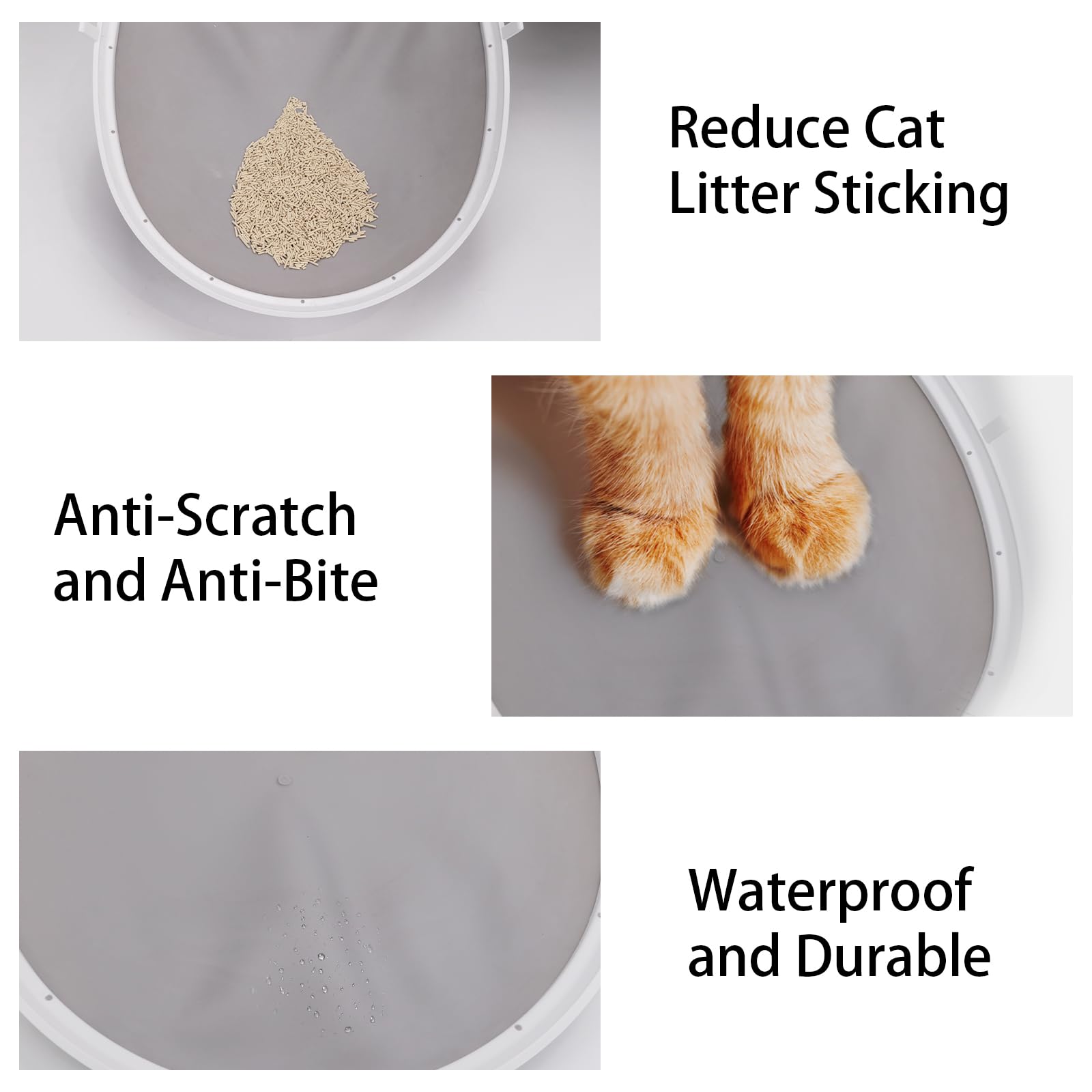 Tapis BCHARYA anti rayures et anti morsures, protège le fond du bac
