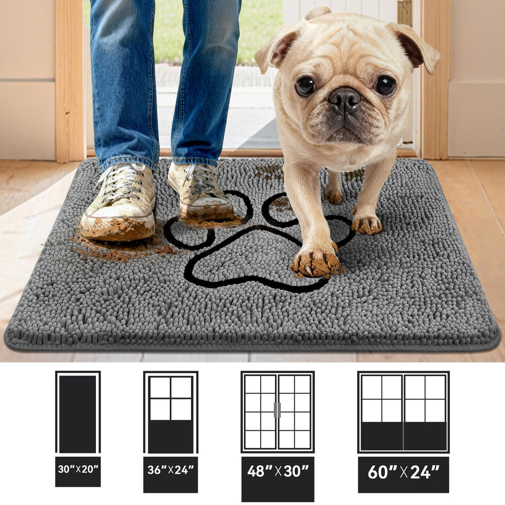 Tapis anti-dérapant Bcoimo avec base TPR sécurisant les sols.