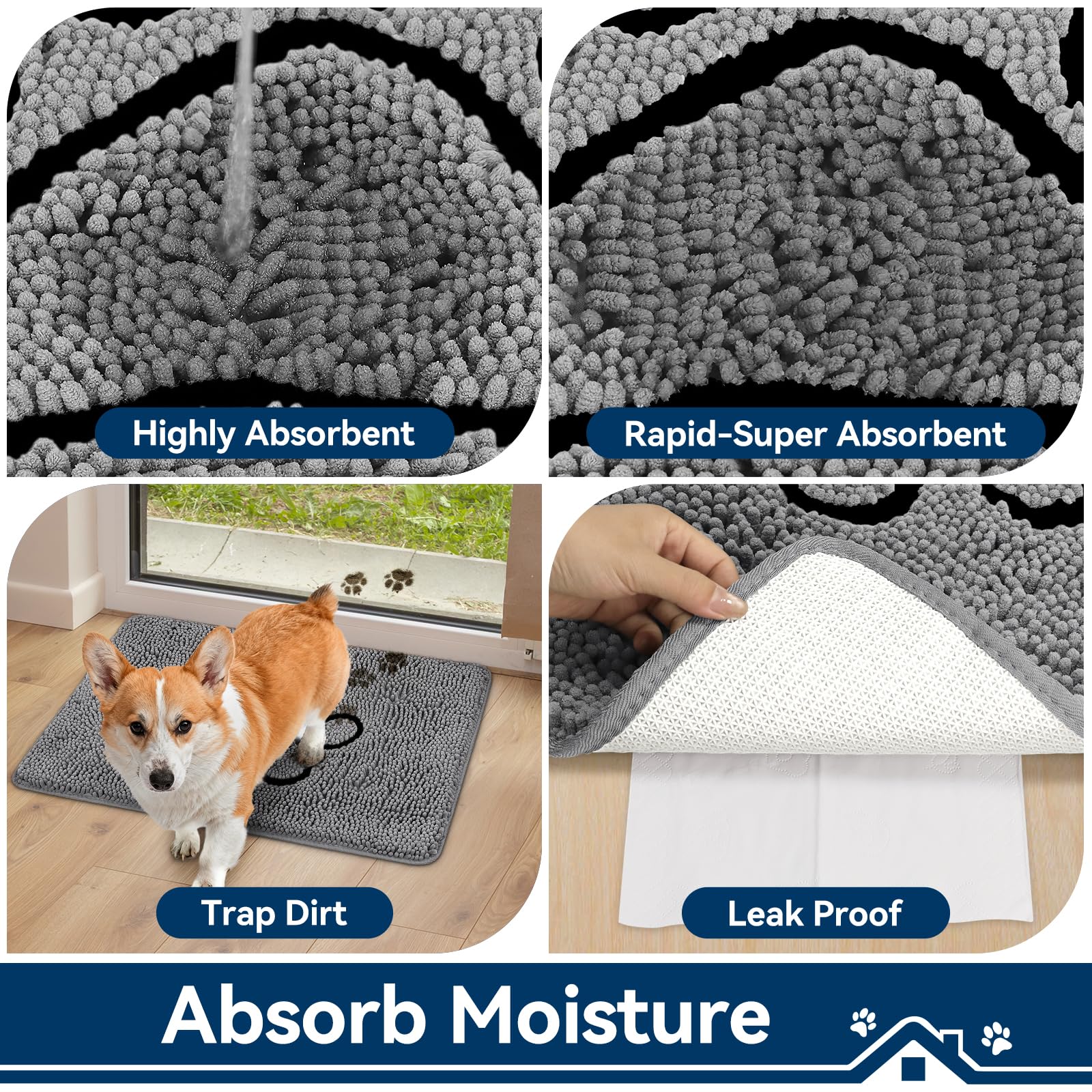 Tapis Bcoimo durable, résistant aux griffures et usage quotidien.