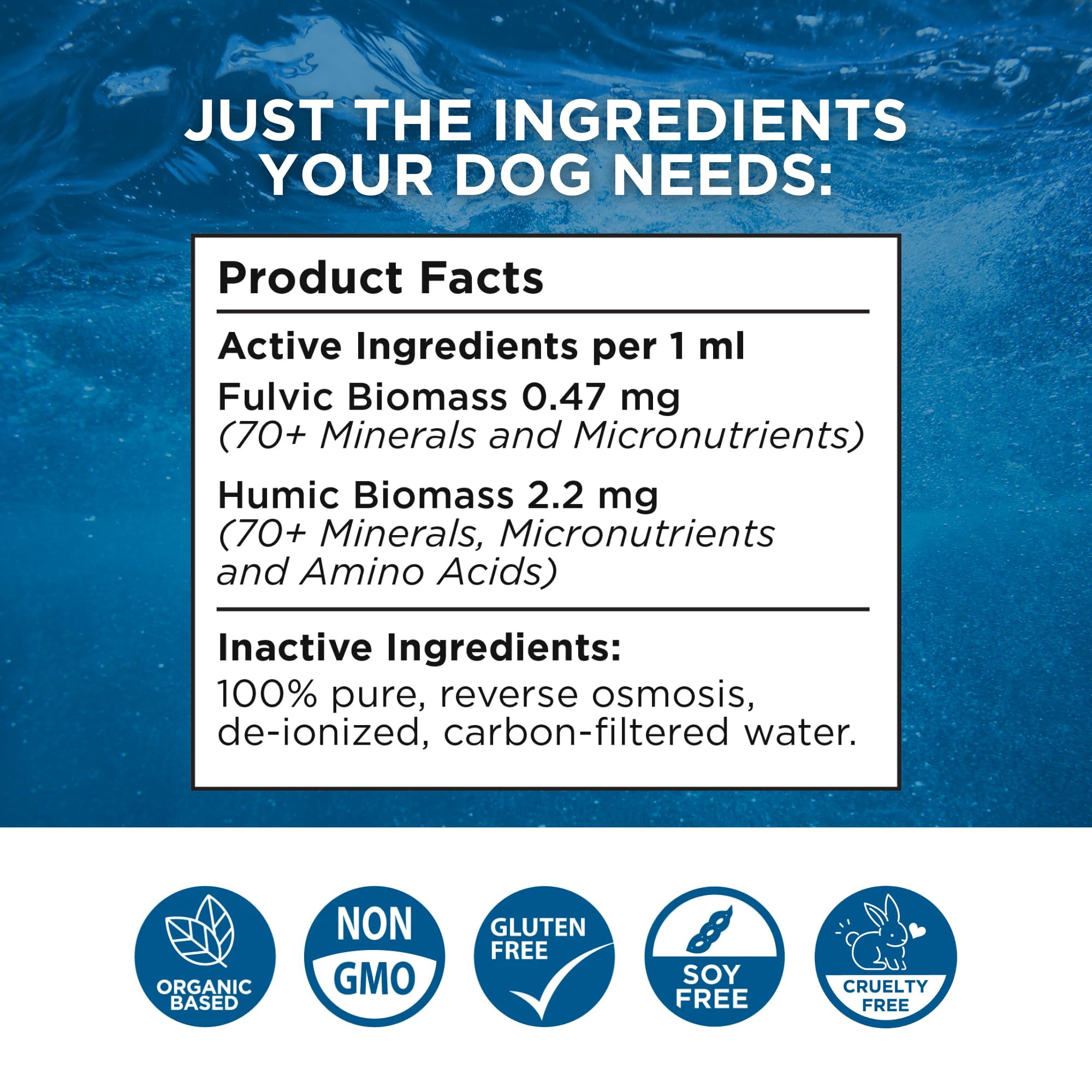 Beam Minerals gouttes mesurées facilitant l'apport minéral chez le chien.