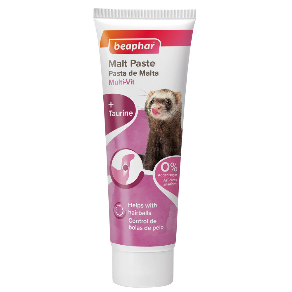 Beaphar Pâte Malt pour Furets dans son flacon, friandise pratique.