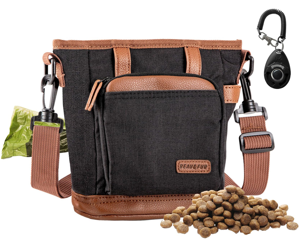 BEAU&FUR sac-traitement-chien-4-tasses : grande capacité pour friandises.