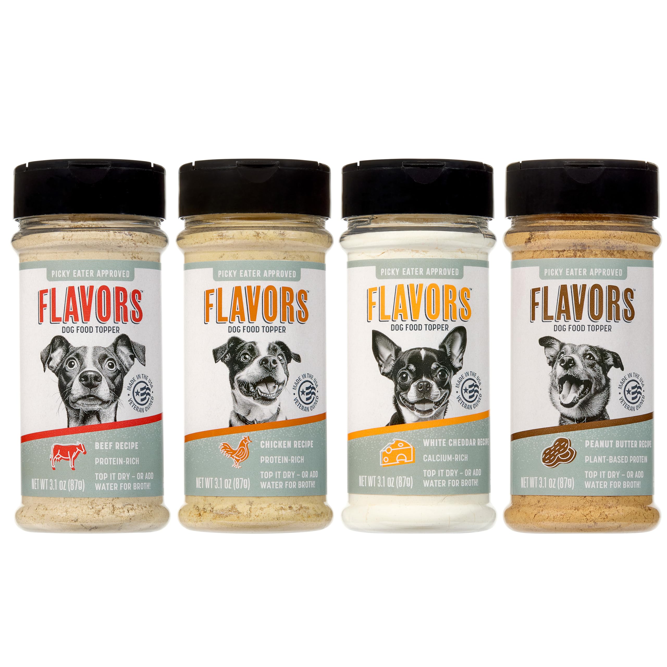 BEAUMONT BASICS Flavors Topper — bouteille pratique pour rehausser les repas canins.