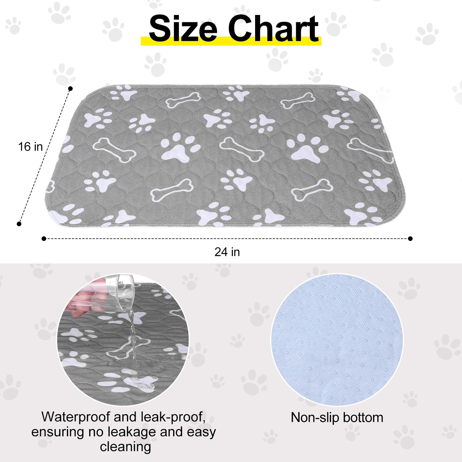 BEAUTYZOO tapis-pipi à haute densité, absorption efficace et odeurs maîtrisées.