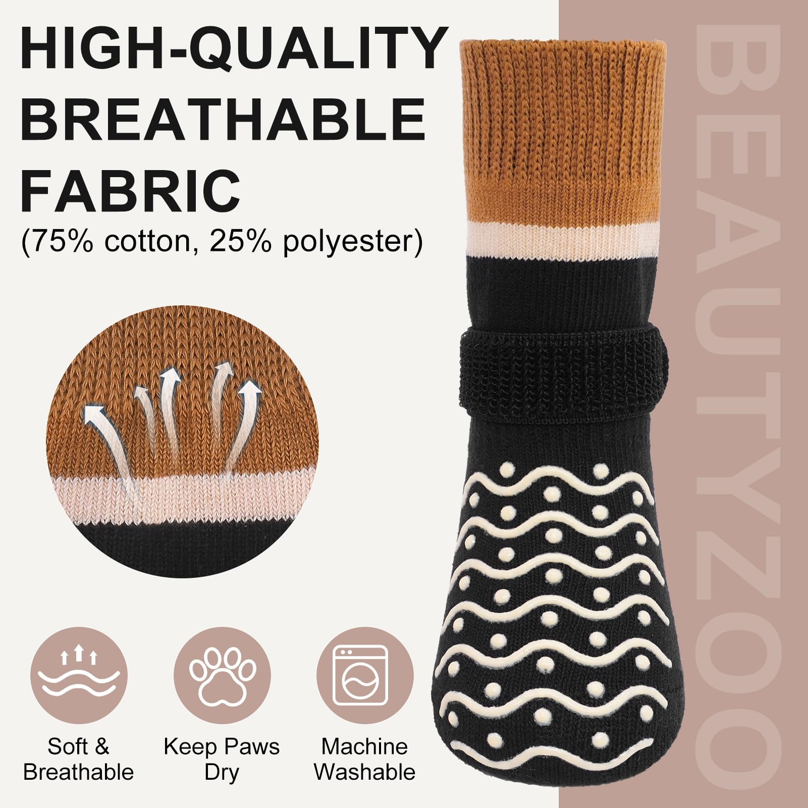 Le coton stretch Beautyzoo offre confort et flexibilité pour chien.