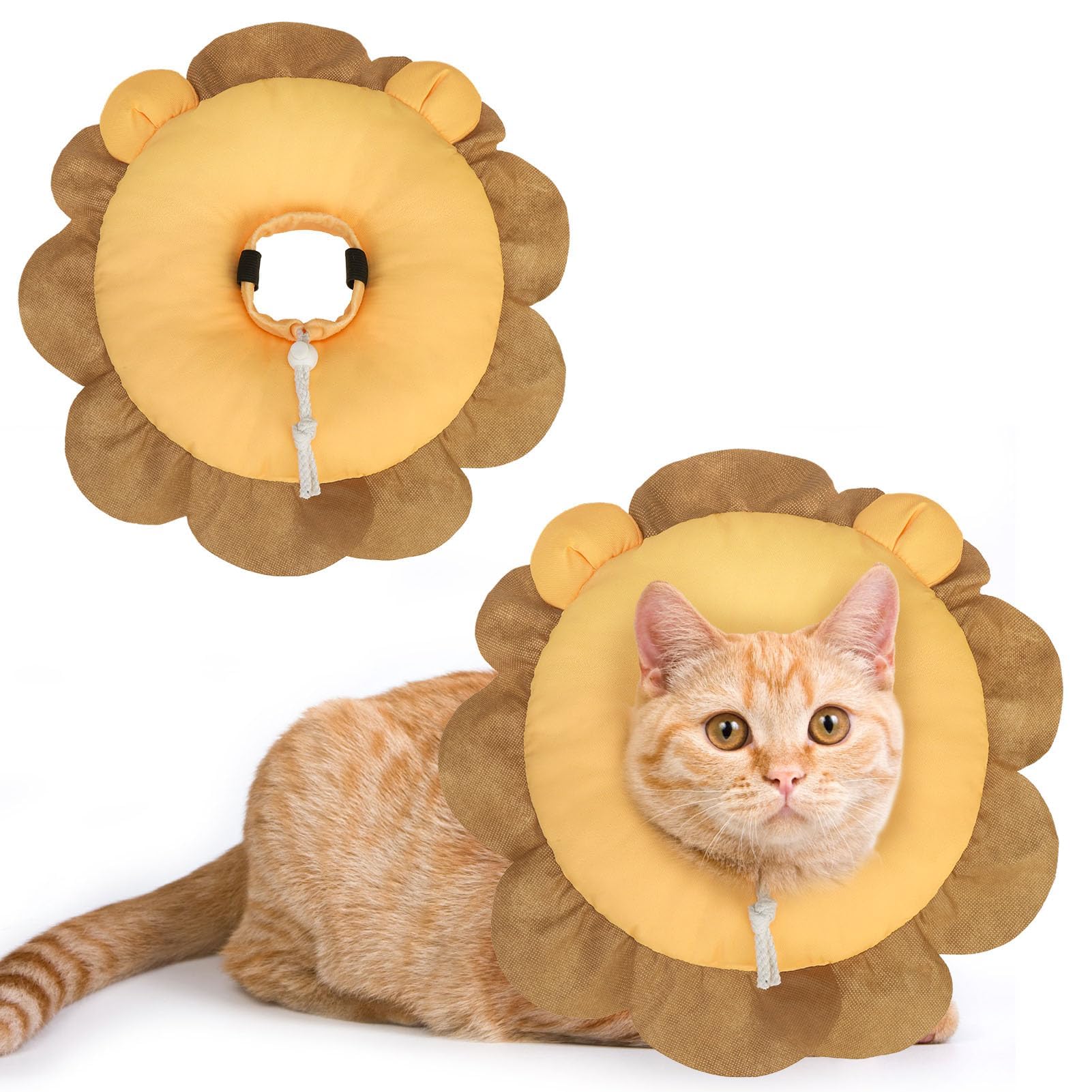 BEAUTYZOO collier-cone chat doux, confort léger et mouvement fluide.