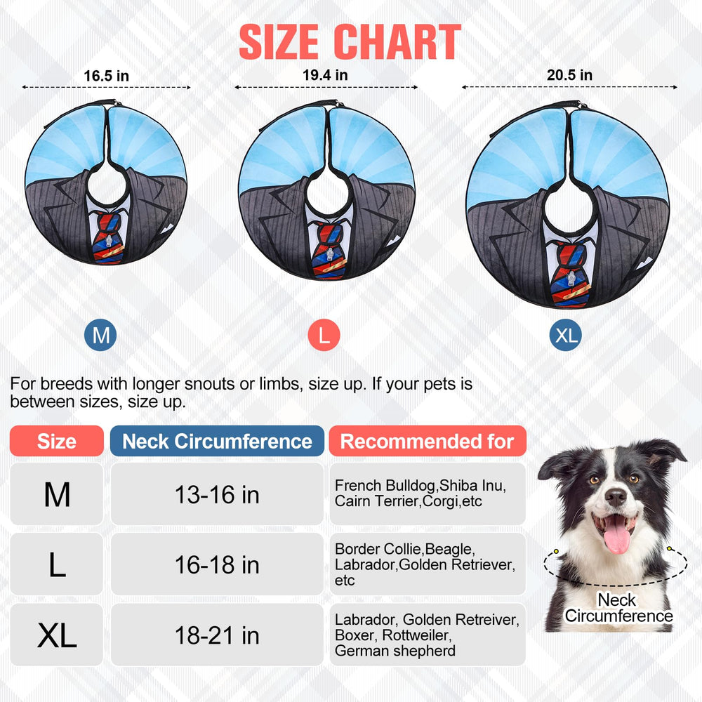 Beautyzoo collier donut gonflable pour récupération post-chirurgie, léger.