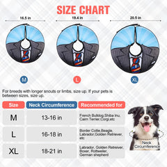 Beautyzoo collier donut gonflable pour récupération post-chirurgie, léger.