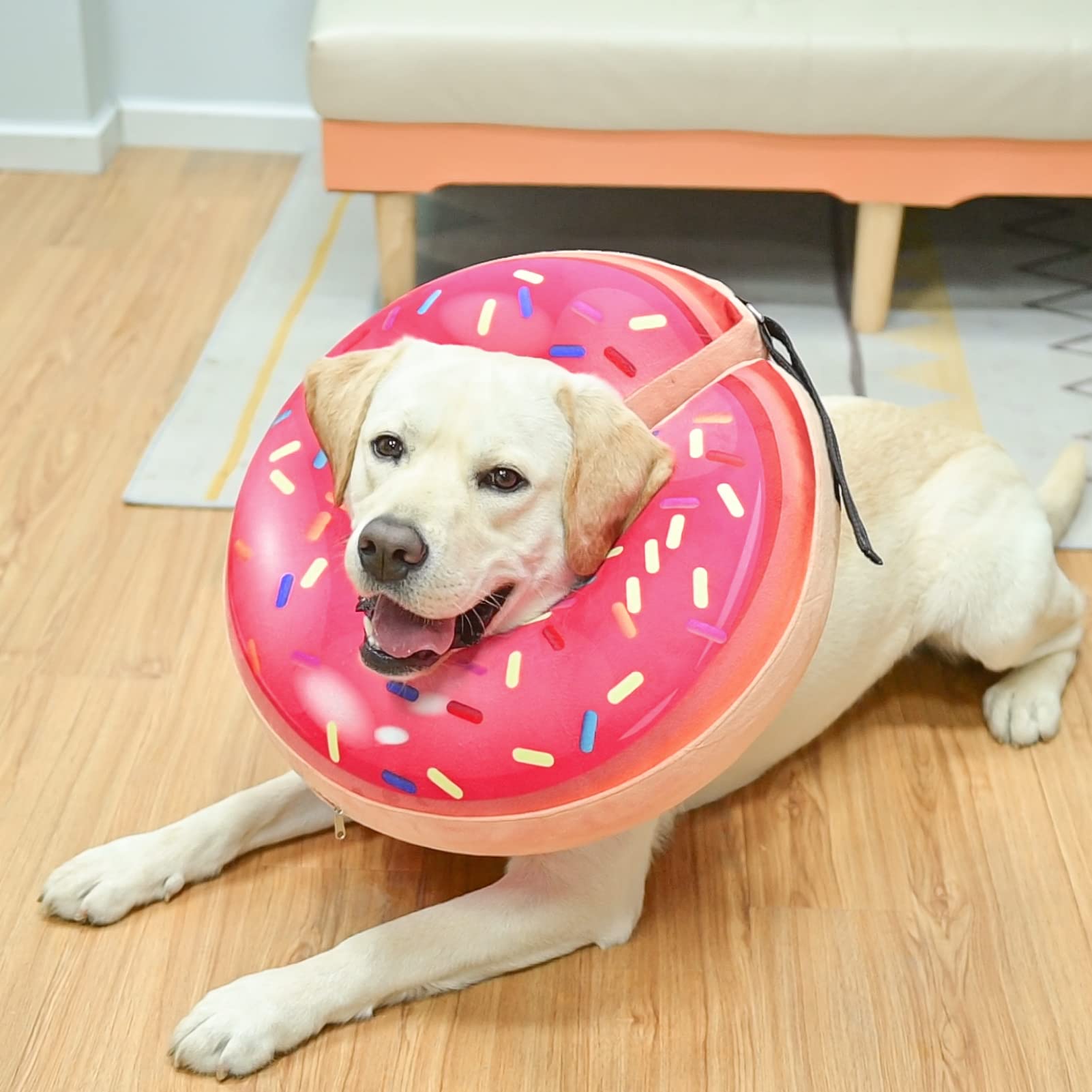 BEAUTYZOO collier donut mignon rose, accessoire de convalescence