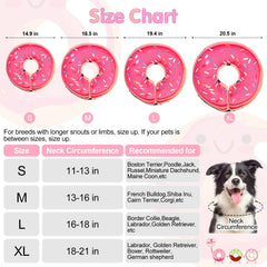 BEAUTYZOO collier inflable rose, permet mouvement libre sans irritations pour chiens