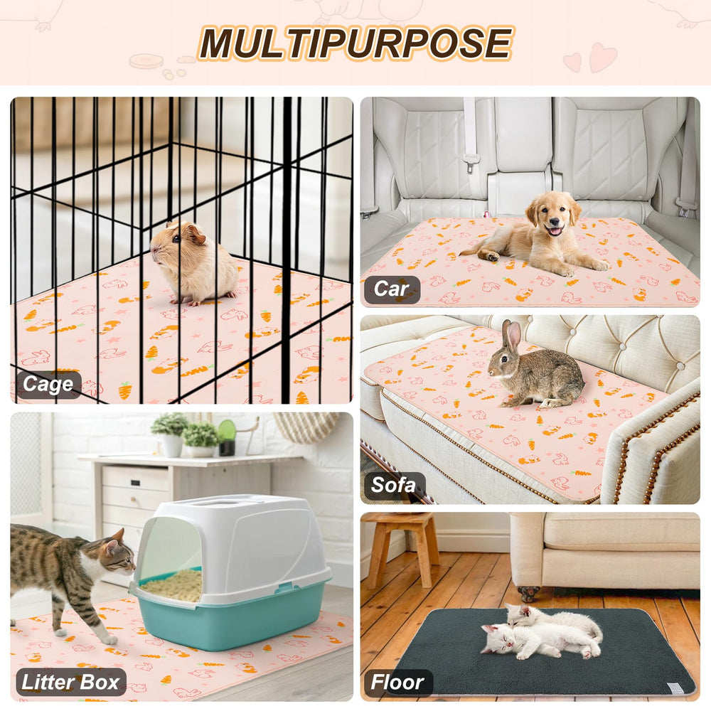 BEAUTYZOO liner confort-doux rose – surface douce et confortable pour les animaux.