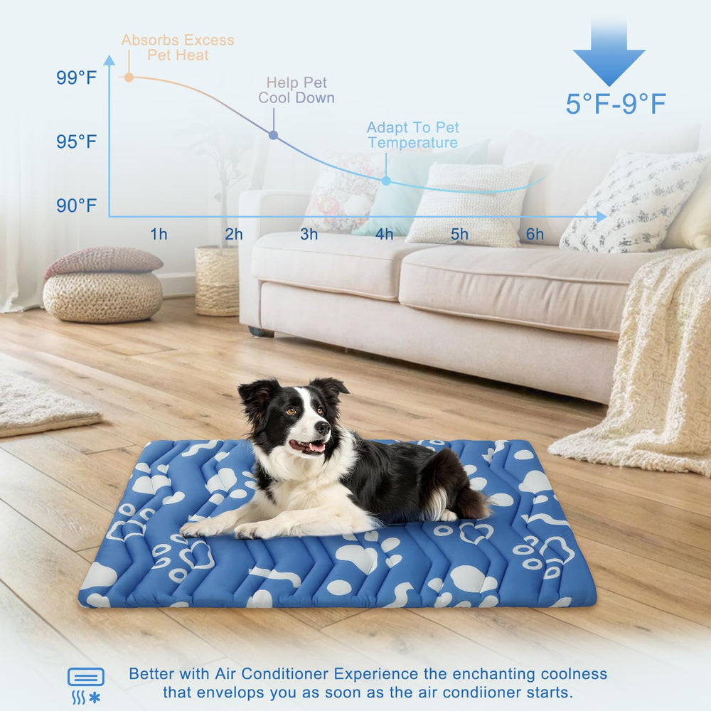 BEAUTYZOO Tapis réversible – côté doux pour l'hiver et frais pour l'été.