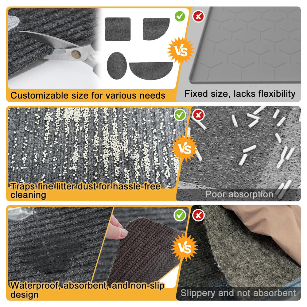 BEAUTYZOO Tapis absorbant retient l’humidité, sol plus sec.