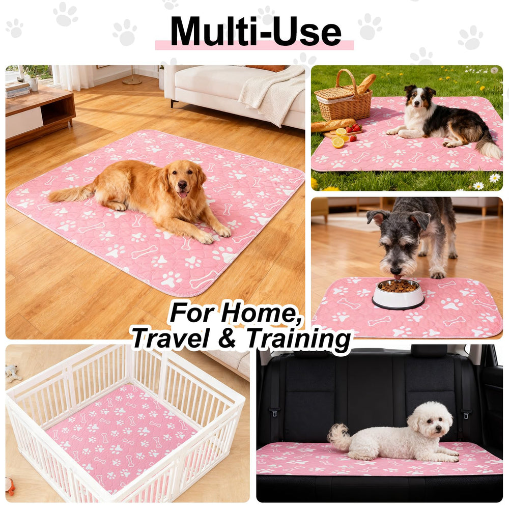 Beautyzoo tapis-pipi durable avec bords triple couture.