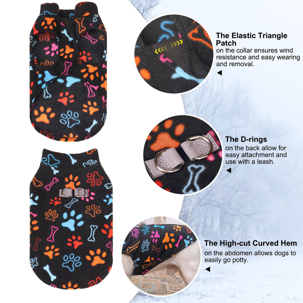 BEAUTYZOO Veste pull-over chien, facile a enfiler sans fermeture.