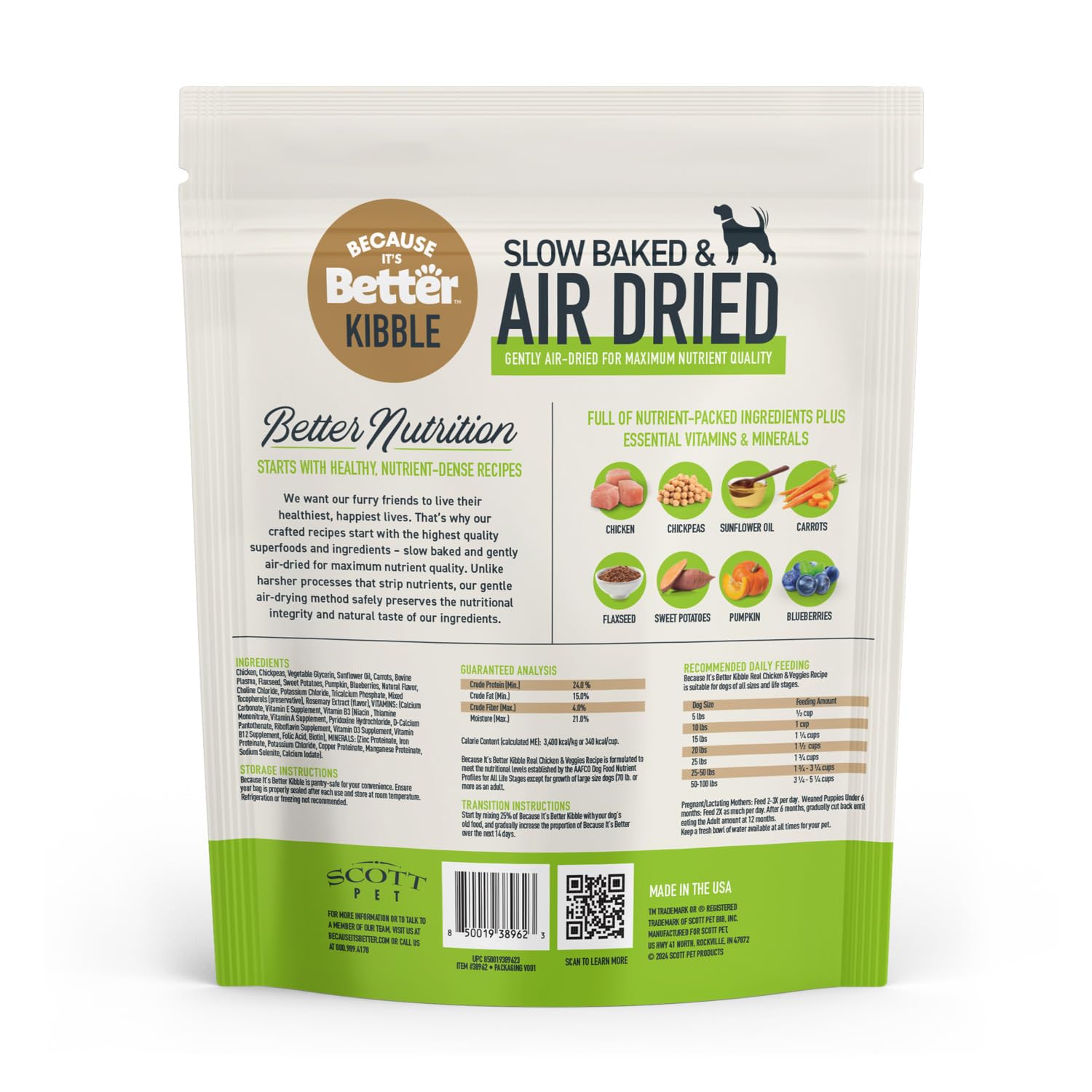 Because It’s Better – arômes naturels doux pour stimuler l’appétit des chiens exigeants.