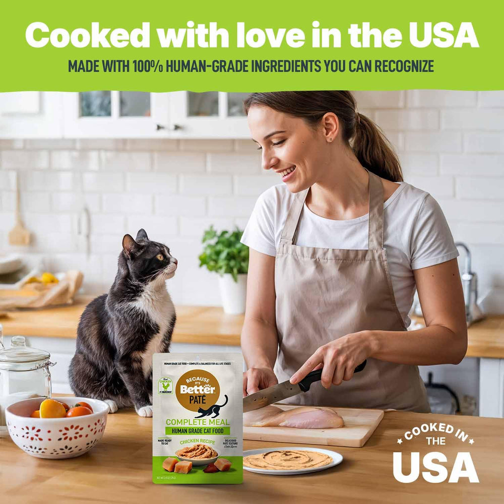 Because It’s Better Pâté Complete Meal : option pratique pour alimentation quotidienne du chat