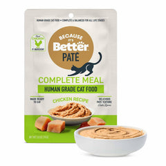 Because It’s Better Pâté Complete Meal : emballage individuel pratique pour repas propres