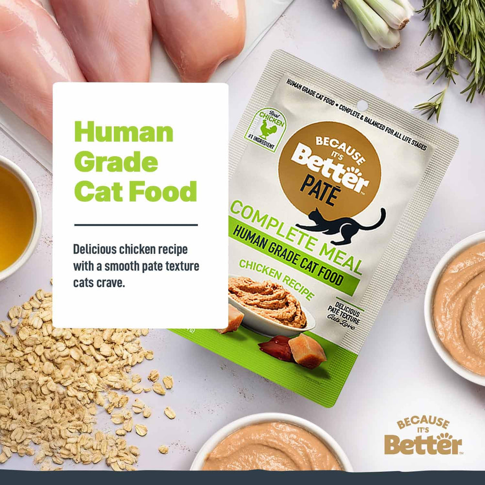 Because It’s Better Pâté Complete Meal : ingrédients de haute qualité sans artificiels