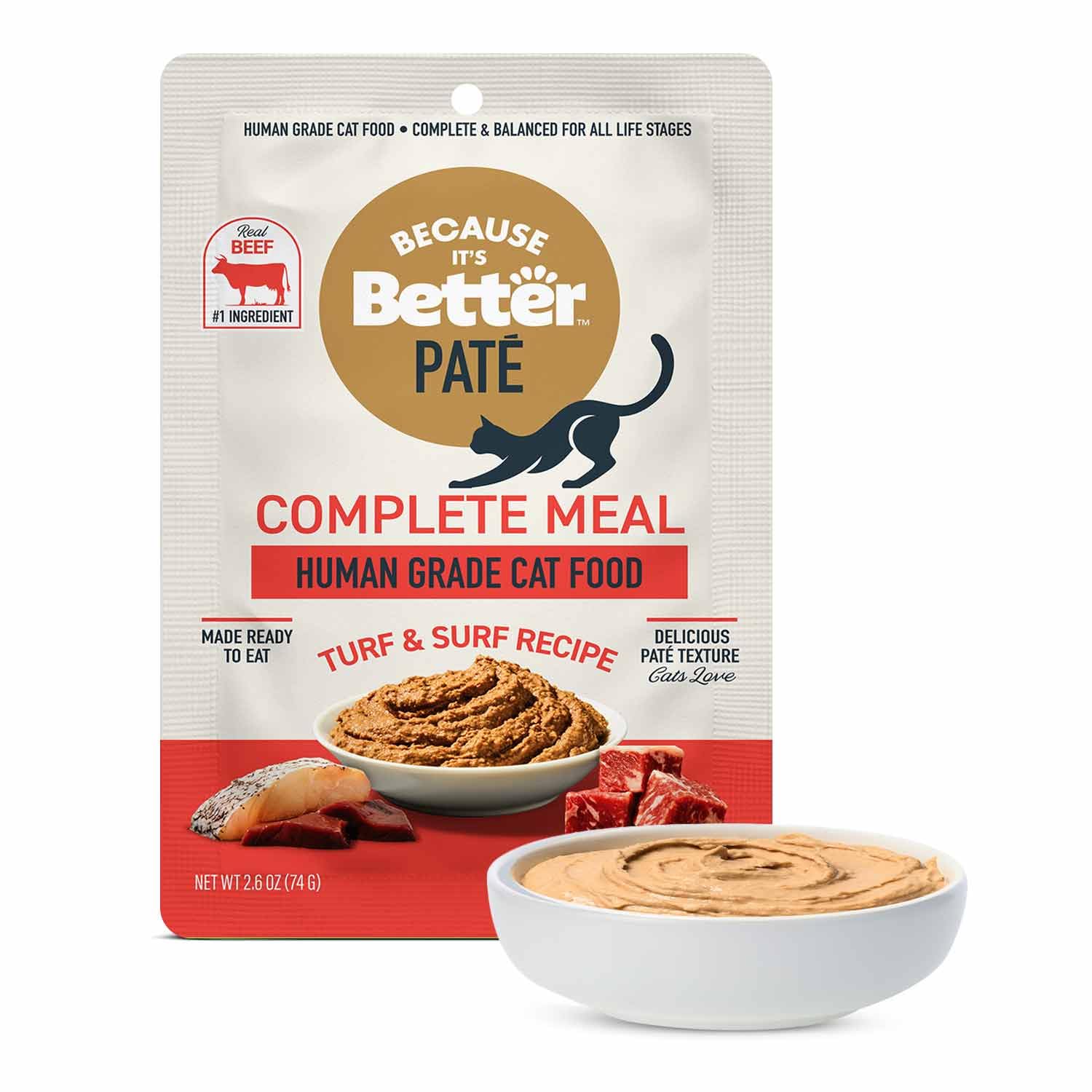 Because It’s Better pâté Terre et Mer : texture onctueuse pour repas rapide.