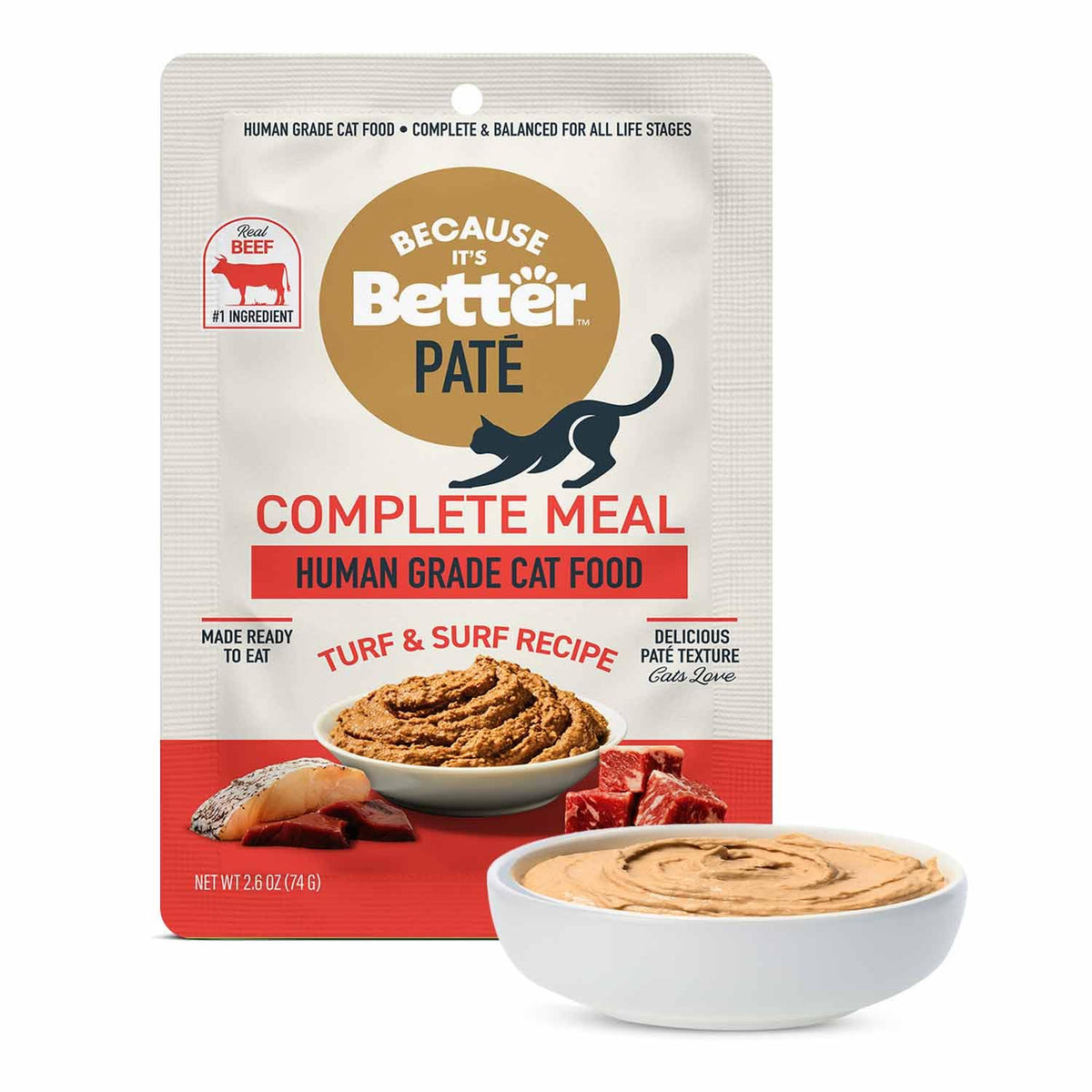 Because It’s Better pâté Terre et Mer : texture onctueuse pour repas rapide.