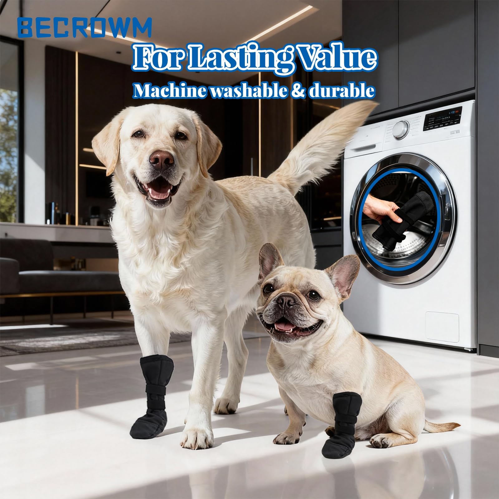 BECROWM ensemble deux bottes: solution pratique pour le changement et le lavage.
