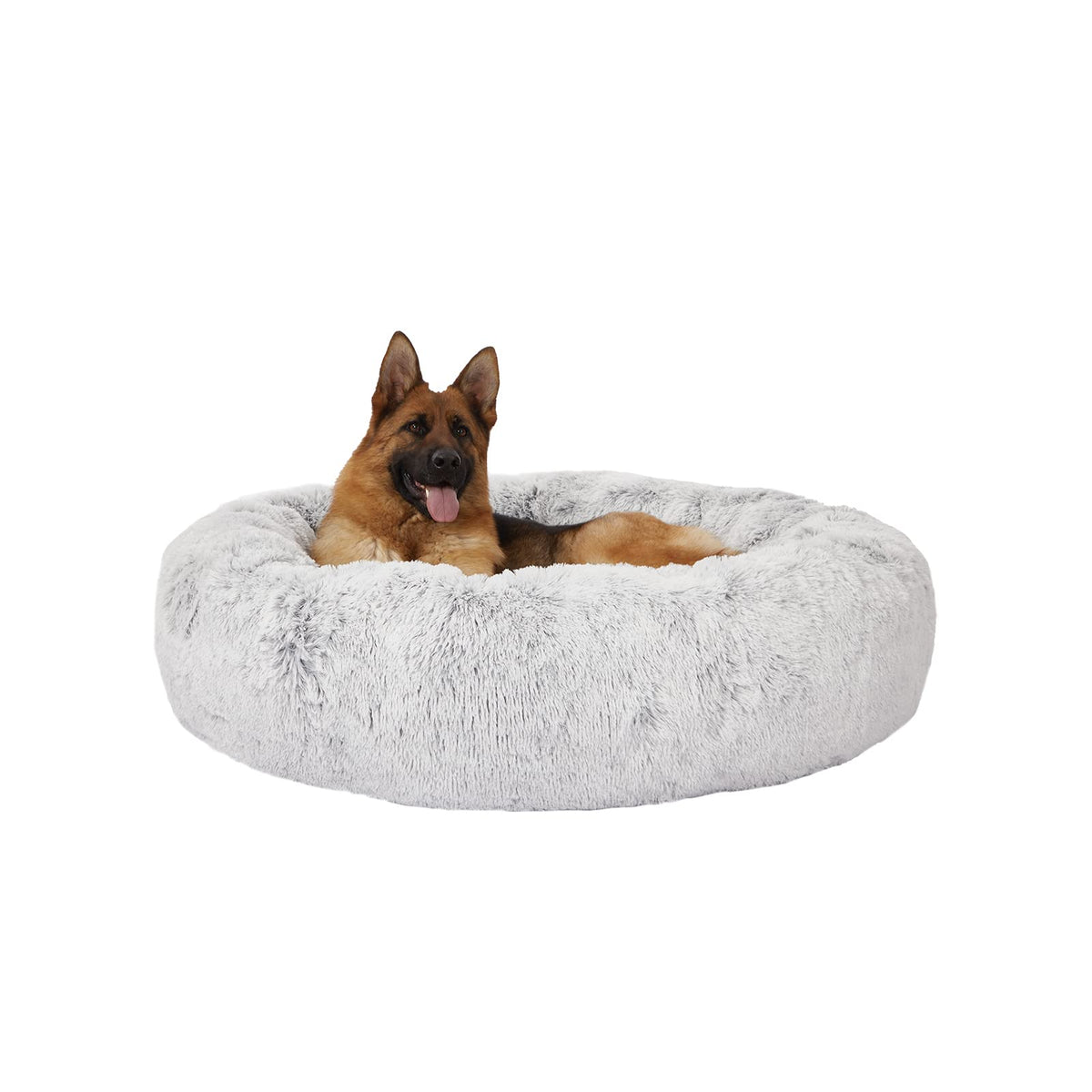Bedfolks Donut Extra Large: vue haute du lit rond pour chaleur et confort