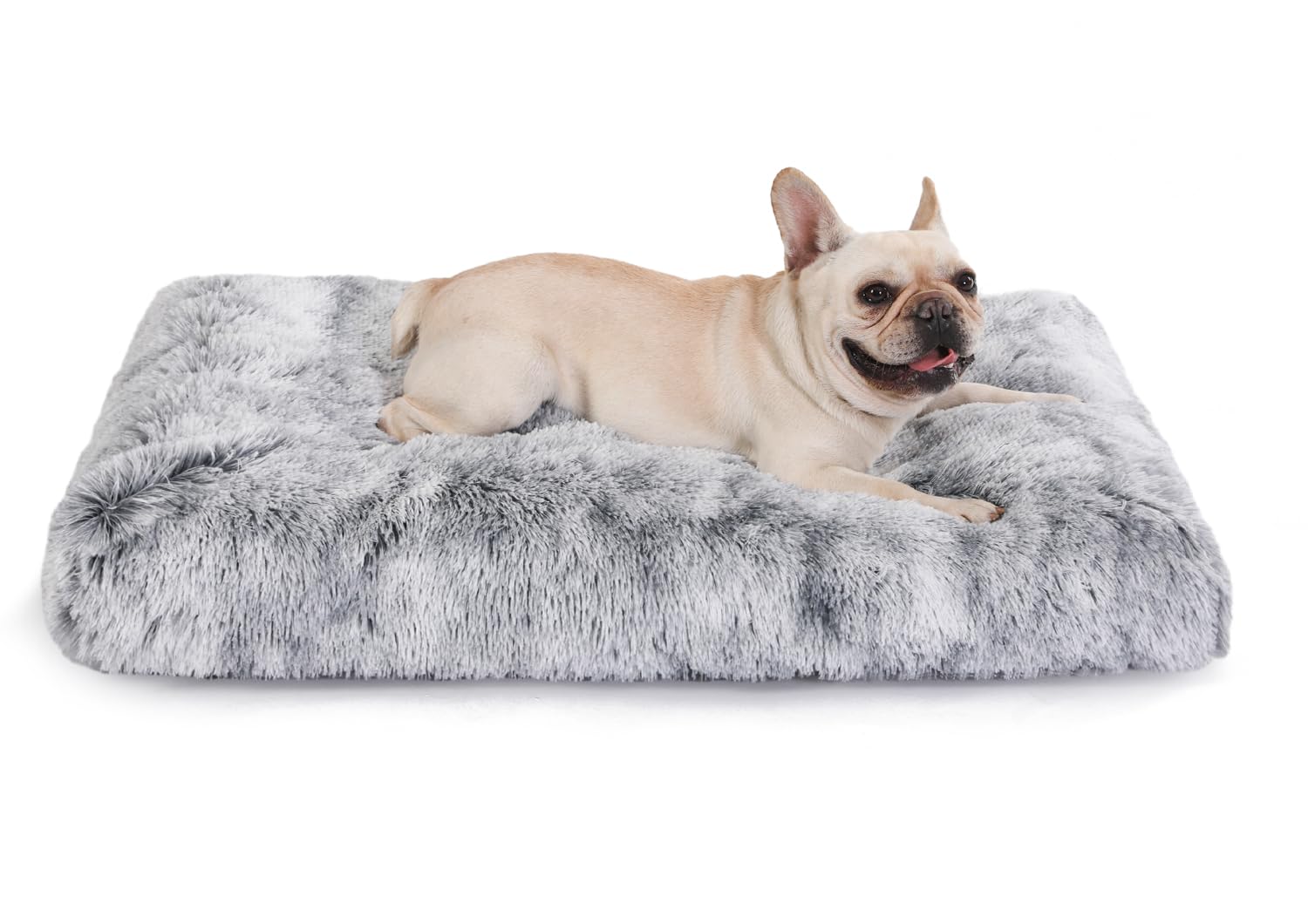 Bedfolks coussin-cage-chien peluche douce pour un confort apaisant