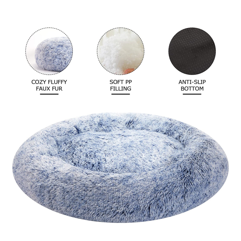 Bedfolks donut-dog-bed matelas lavable en machine pour un entretien facile.