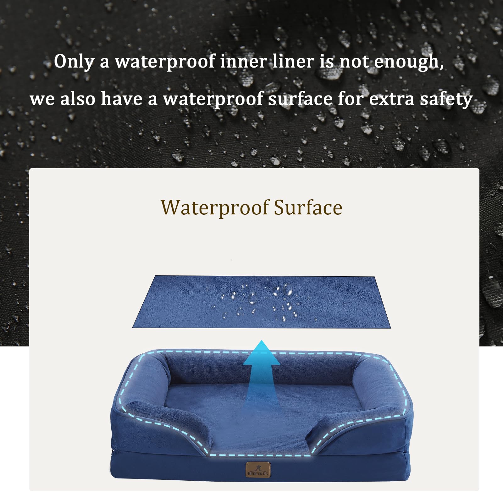Bedfolks surface douce en flanelle offre un repos agréable et confortable.