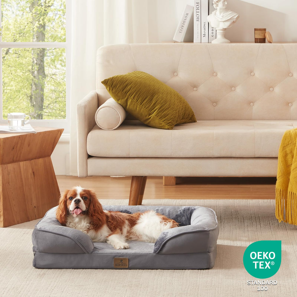 Taille 28x23 pouces Bedfolks adaptée aux chiens moyens jusqu’à 30 livres.