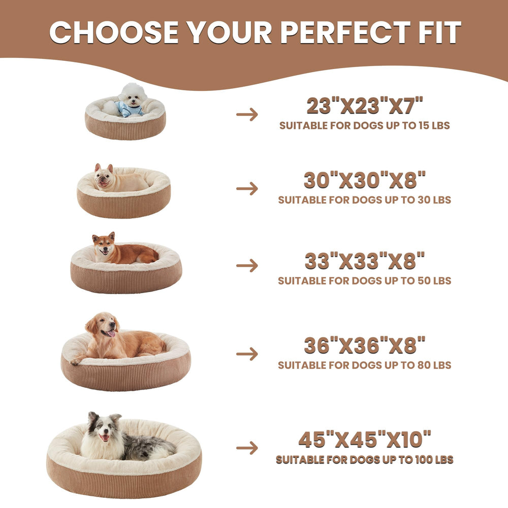 Design polyvalent BedStill Donut, tailles et coloris variés