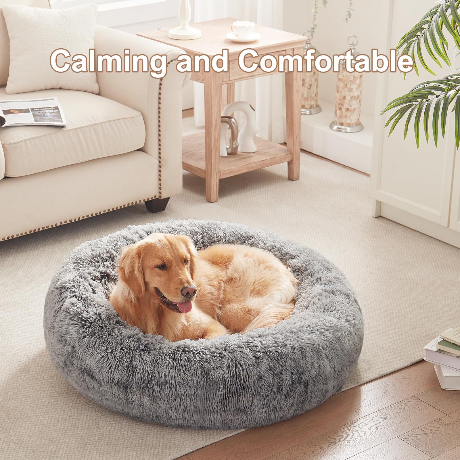 BedStill Donut: intérieur plush offrant soutien confortable pour les articulations.