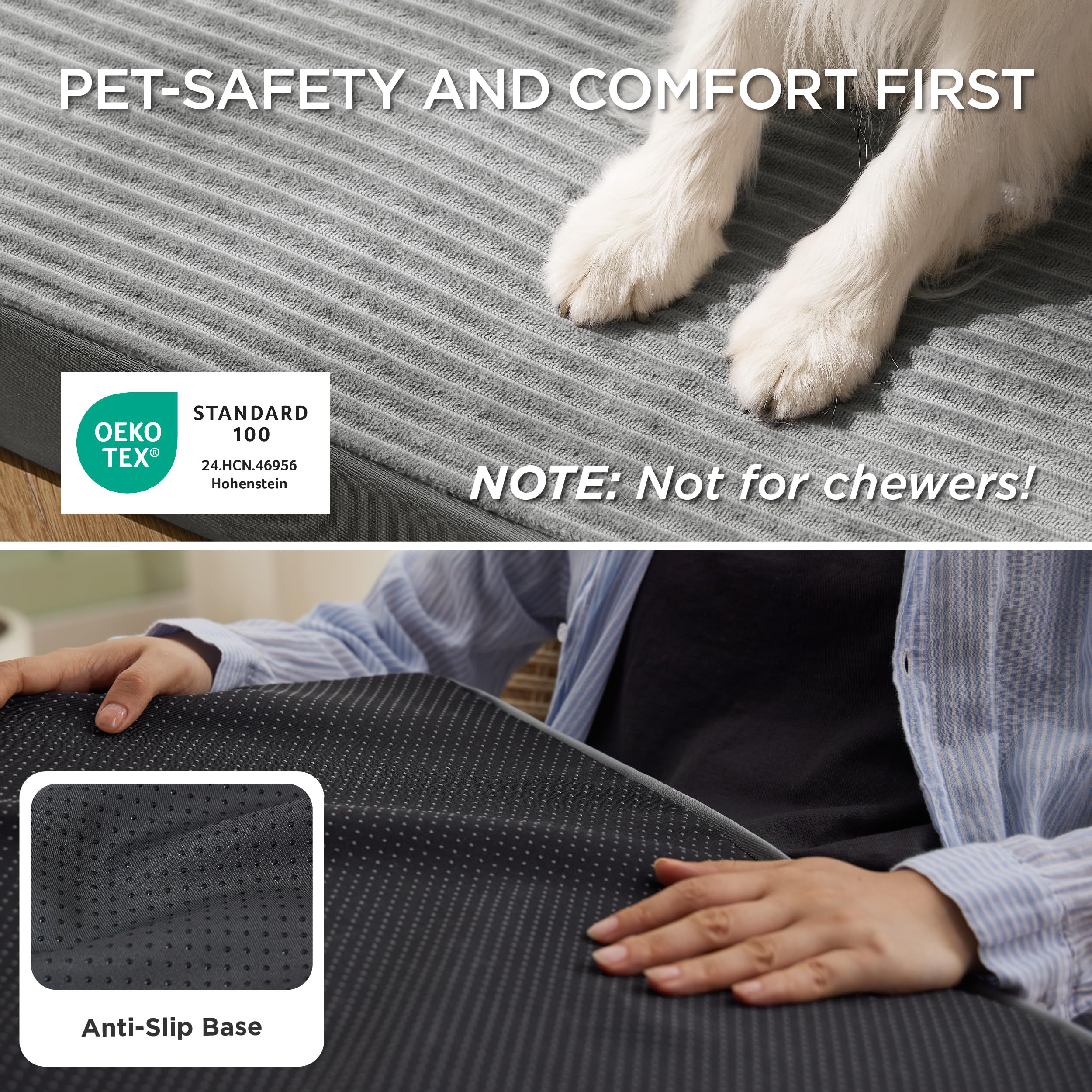 Bedsure base anti-glisse assure la stabilité sur toutes les surfaces