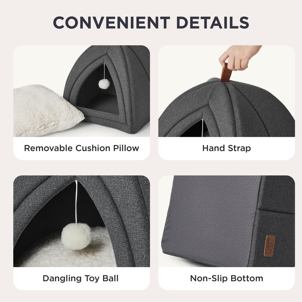 Bedsure base antidérapante pour stabilité sur sol et carreaux.